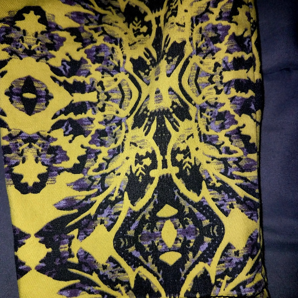 Yellow Cool Design Forever 21 Pants
